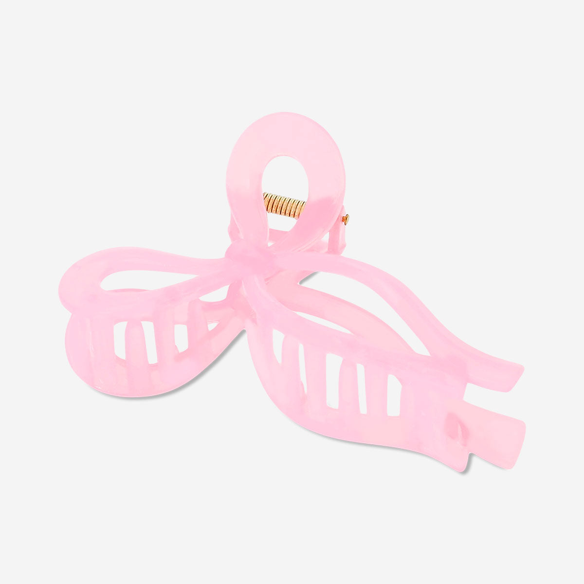 Pink bow hairclip