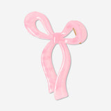 Pink bow hairclip