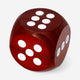 Set of wooden dice - 5 pcs