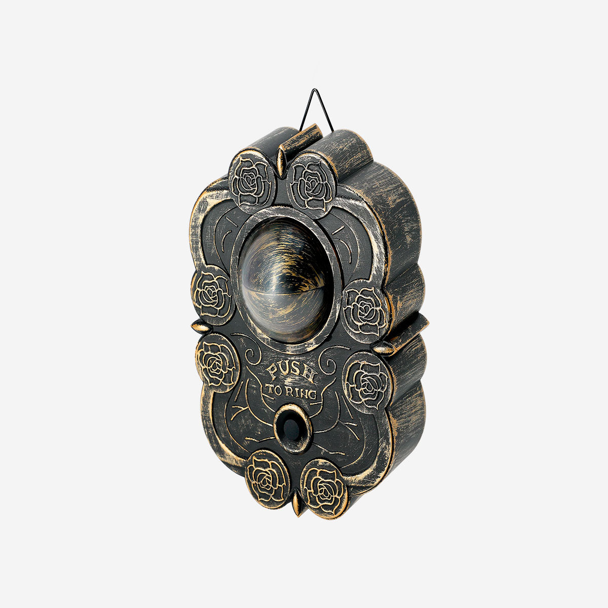 Gothic doorbell with light, sound and movement 