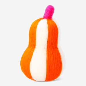 Decorative textile pumpkin - 12 cm