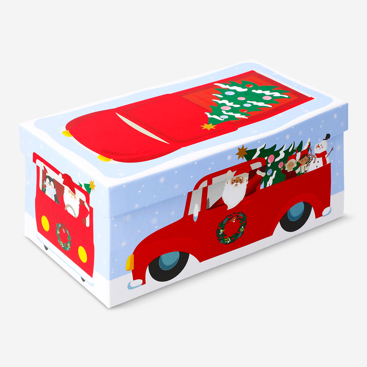 Gift box - Santa's truck - 12x20 cm
