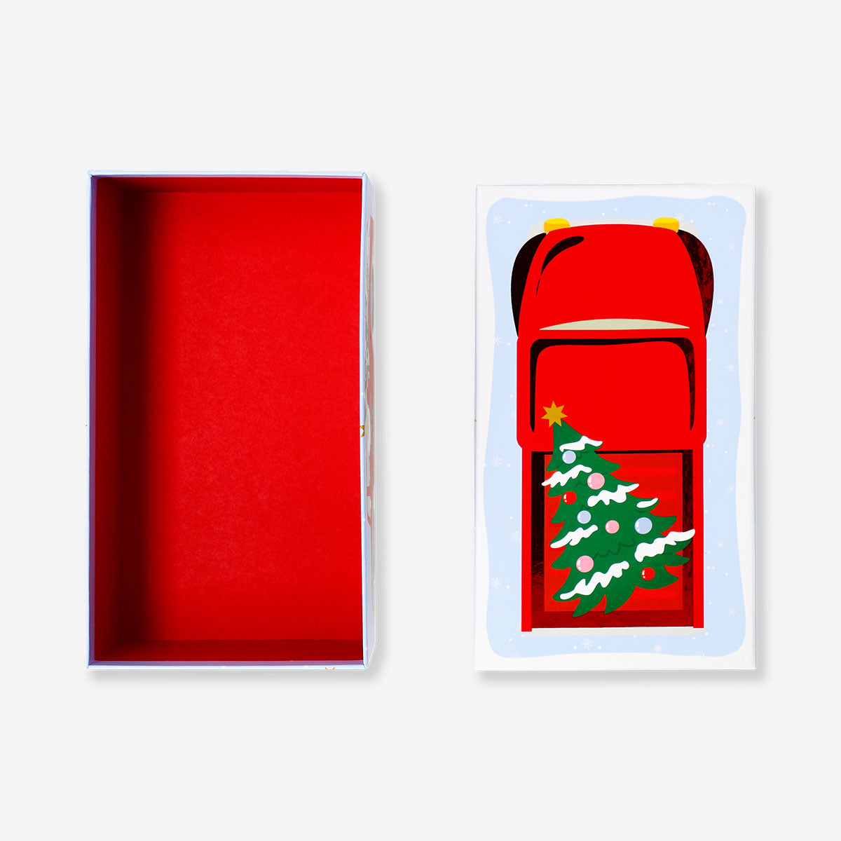 Gift box - Santa's truck - 12x20 cm