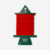 Bordeaux velvet ribbon - 5 m