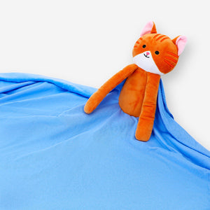 Tekir Kedi Peluşlu Battaniye