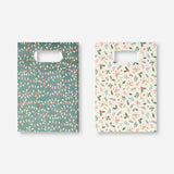 Gift bags - Christmas prints - 2 pcs
