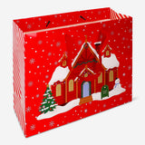 Gift bag - Christmas decorated house