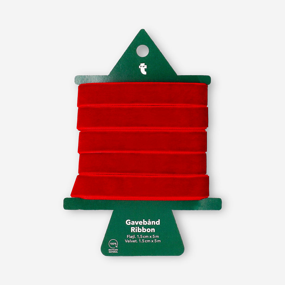 Red velvet ribbon - 5 m