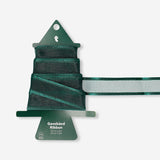 Green organza ribbon - 3 m