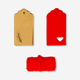 Gift decoration set - Red