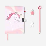 Kilitli Pembe Unicorn Günlük