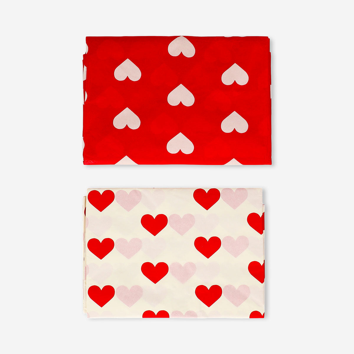 Tissue paper with hearts - 70x50 cm