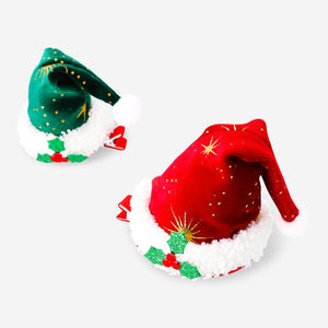 Noel Baba Şapkalı 2'li Saç Tokası Seti