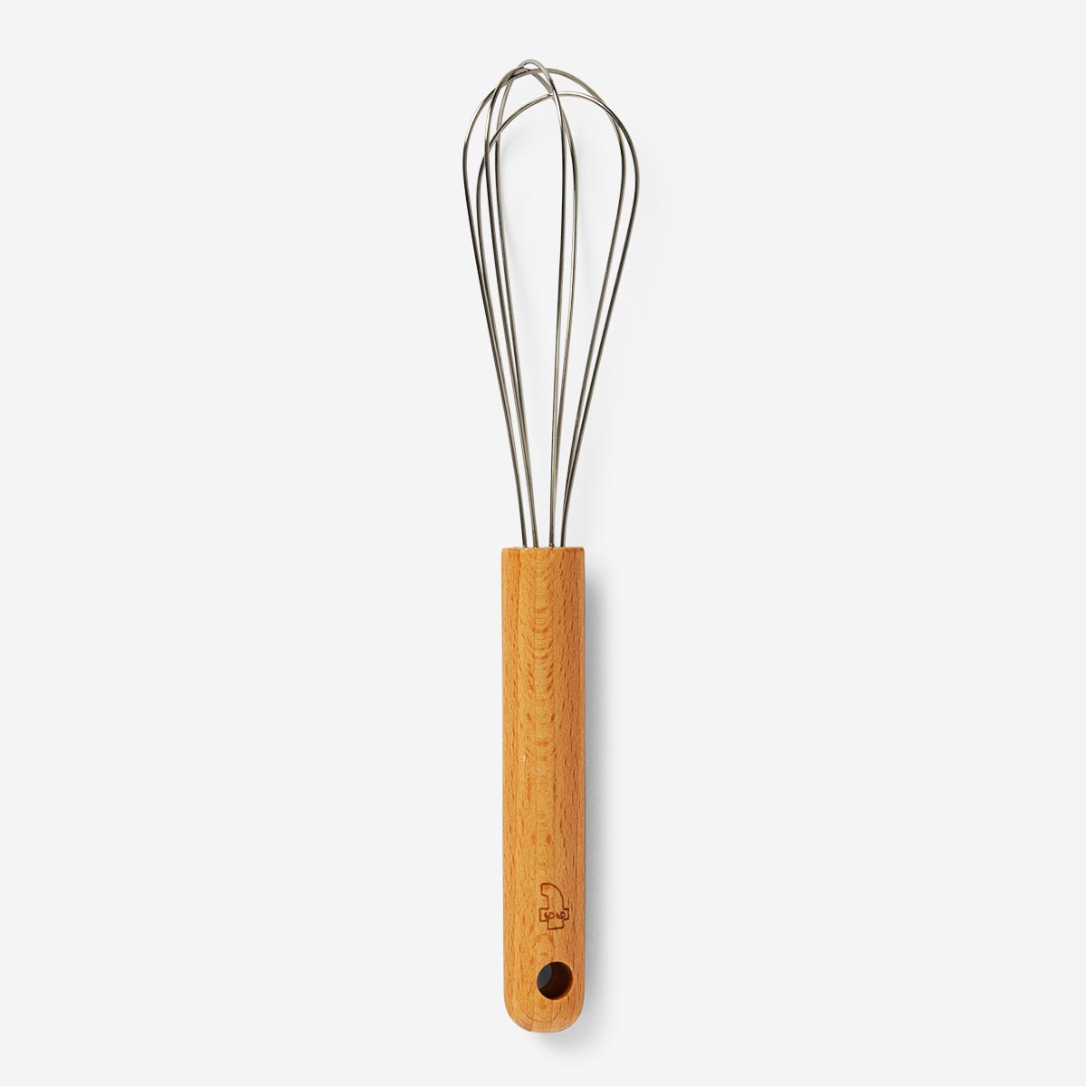 WHISK 20CM WOOD AND STAINLESS STEEL