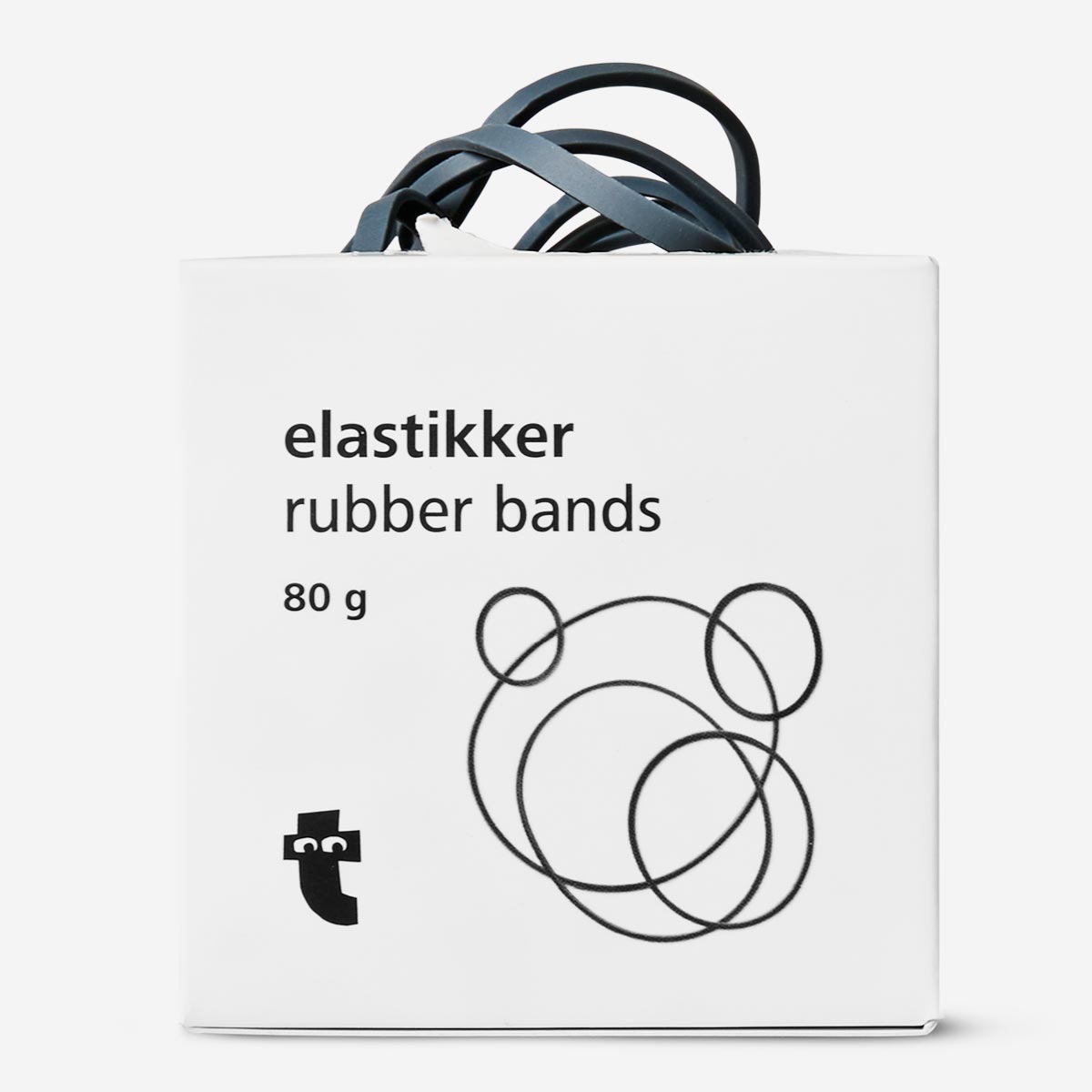 ELASTICS SMALL AND LARGE GREY