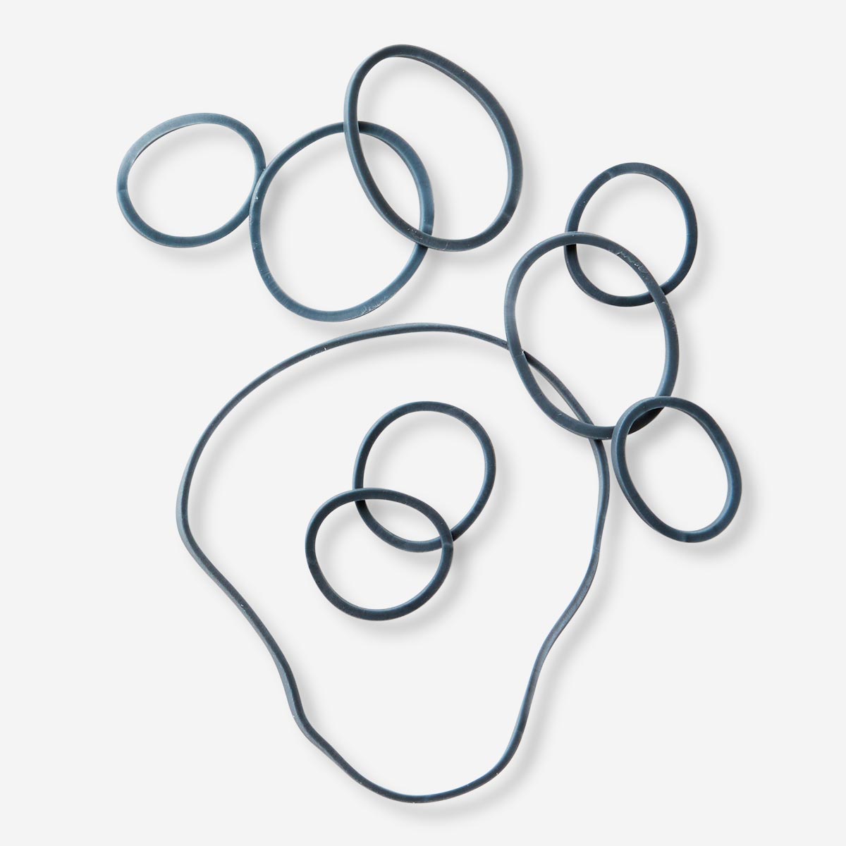ELASTICS SMALL AND LARGE GREY