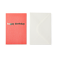 CARD CORAL HAPPY BIRTHDAY