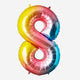 BALLOON FOIL GIANT NUMBERS 8 87 CM