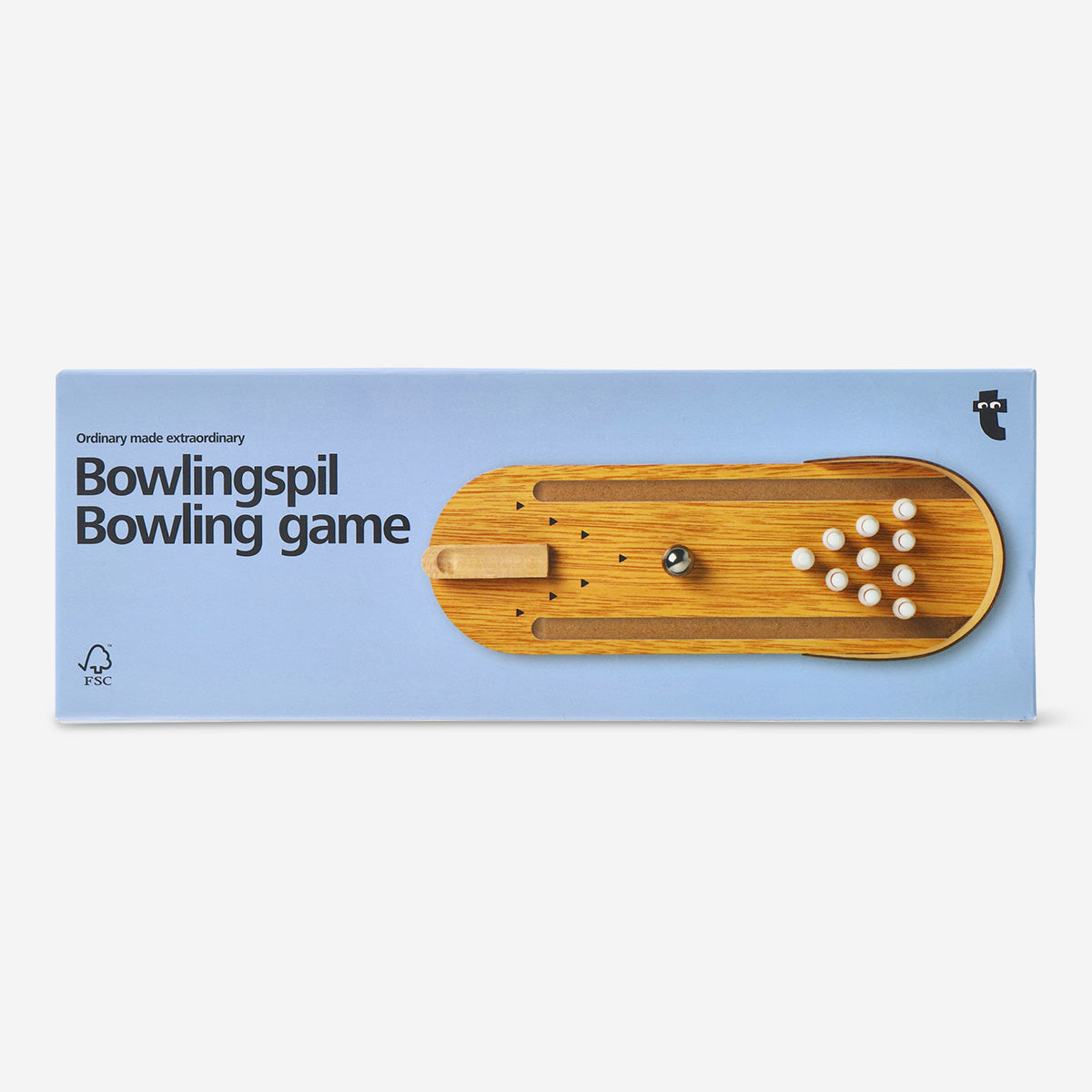 GAME BOWLING LANE MINI WOODEN