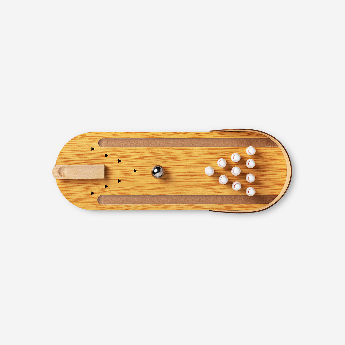 GAME BOWLING LANE MINI WOODEN