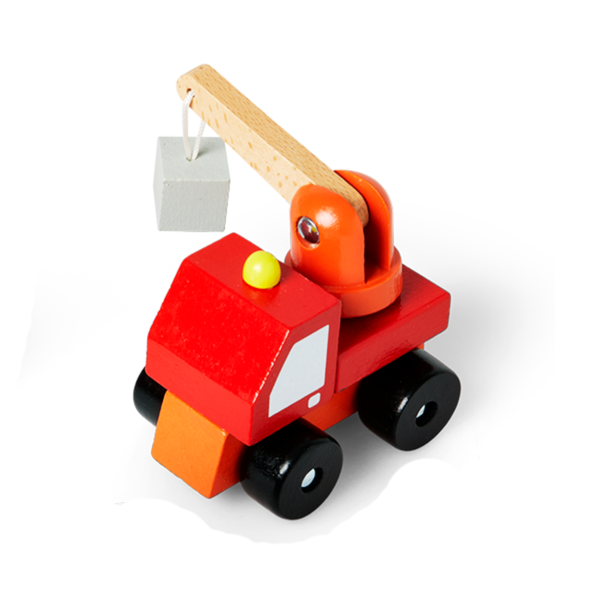 CAR TRUCK WOODEN CRANE TRUCK