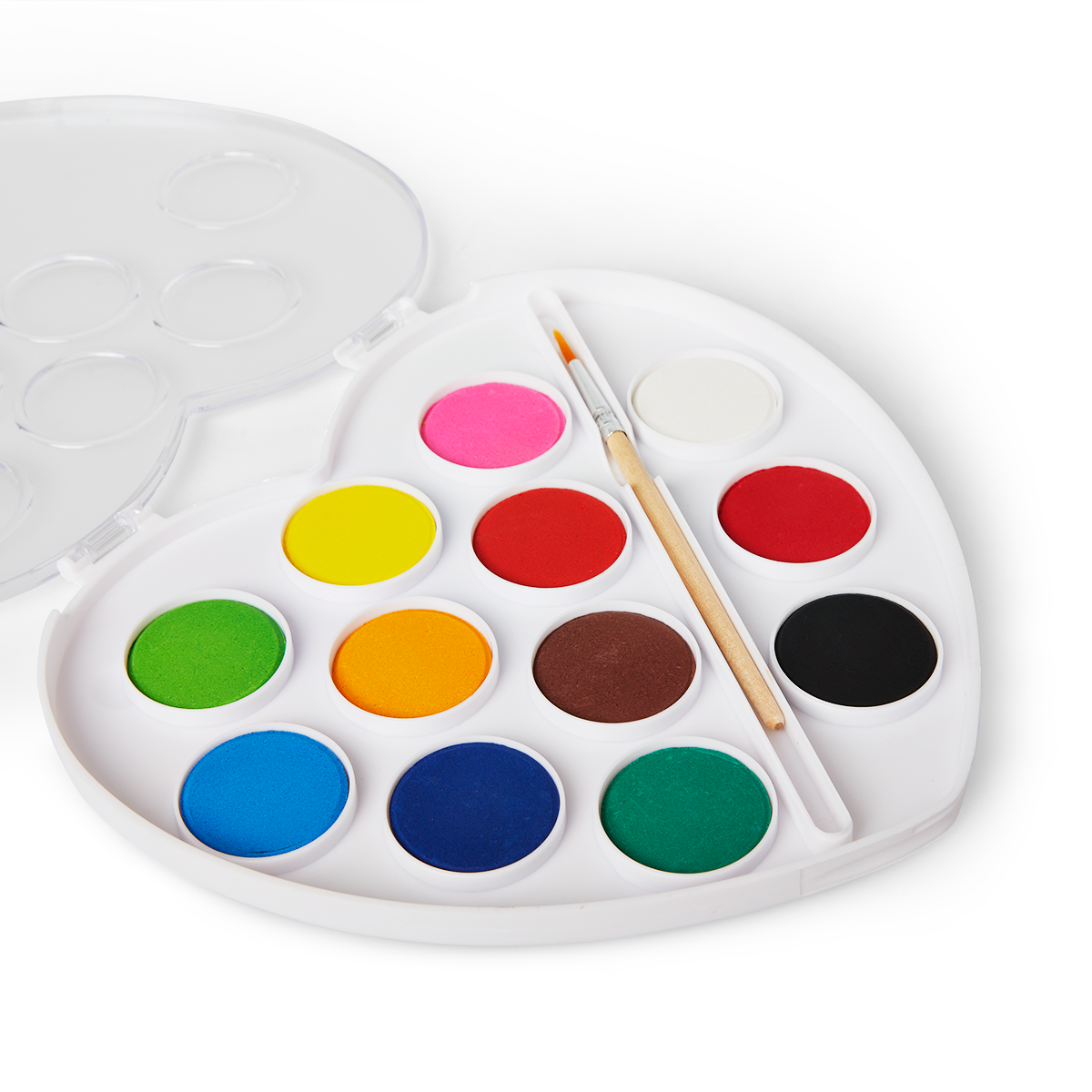 WATER COLOR PALET IN SHAPE HEART