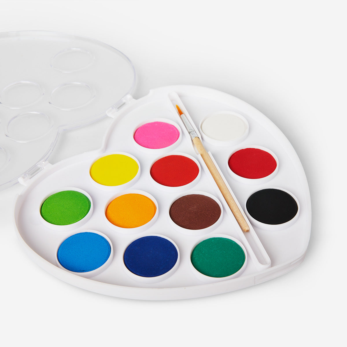 WATER COLOR PALET IN SHAPE HEART