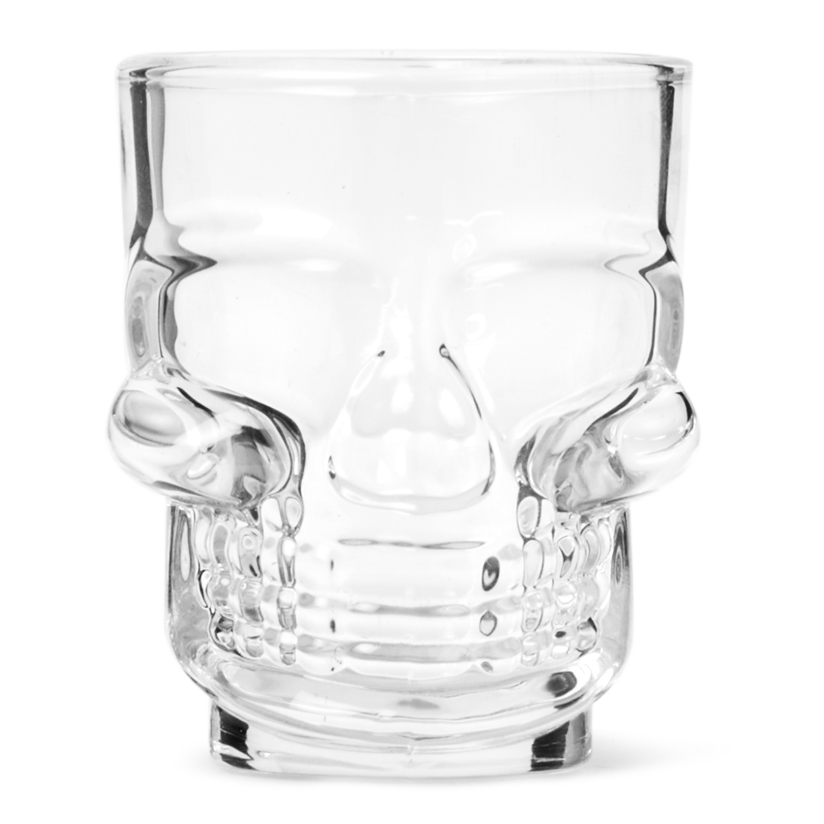 GLASS MINI SKULL CLEAR 35ML