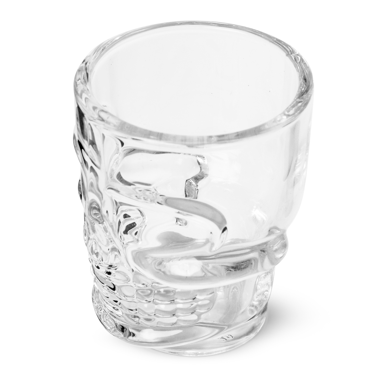 GLASS MINI SKULL CLEAR 35ML
