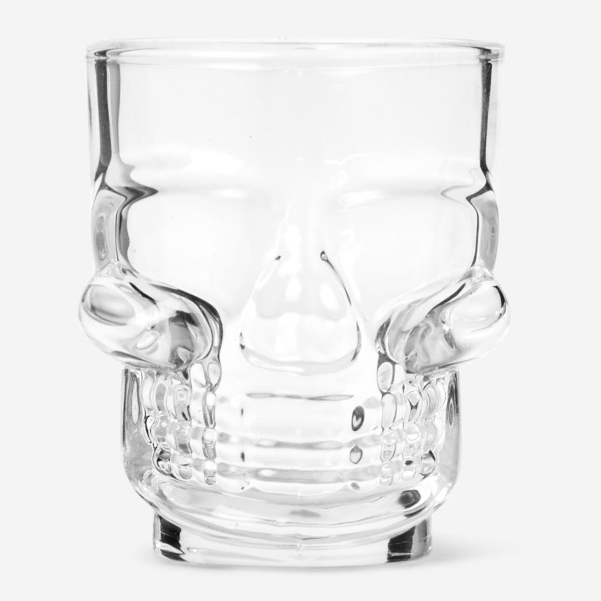 GLASS MINI SKULL CLEAR 35ML