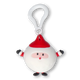 Kırmızı Beyaz Noel Babalı Yumuşak Anahtarlık