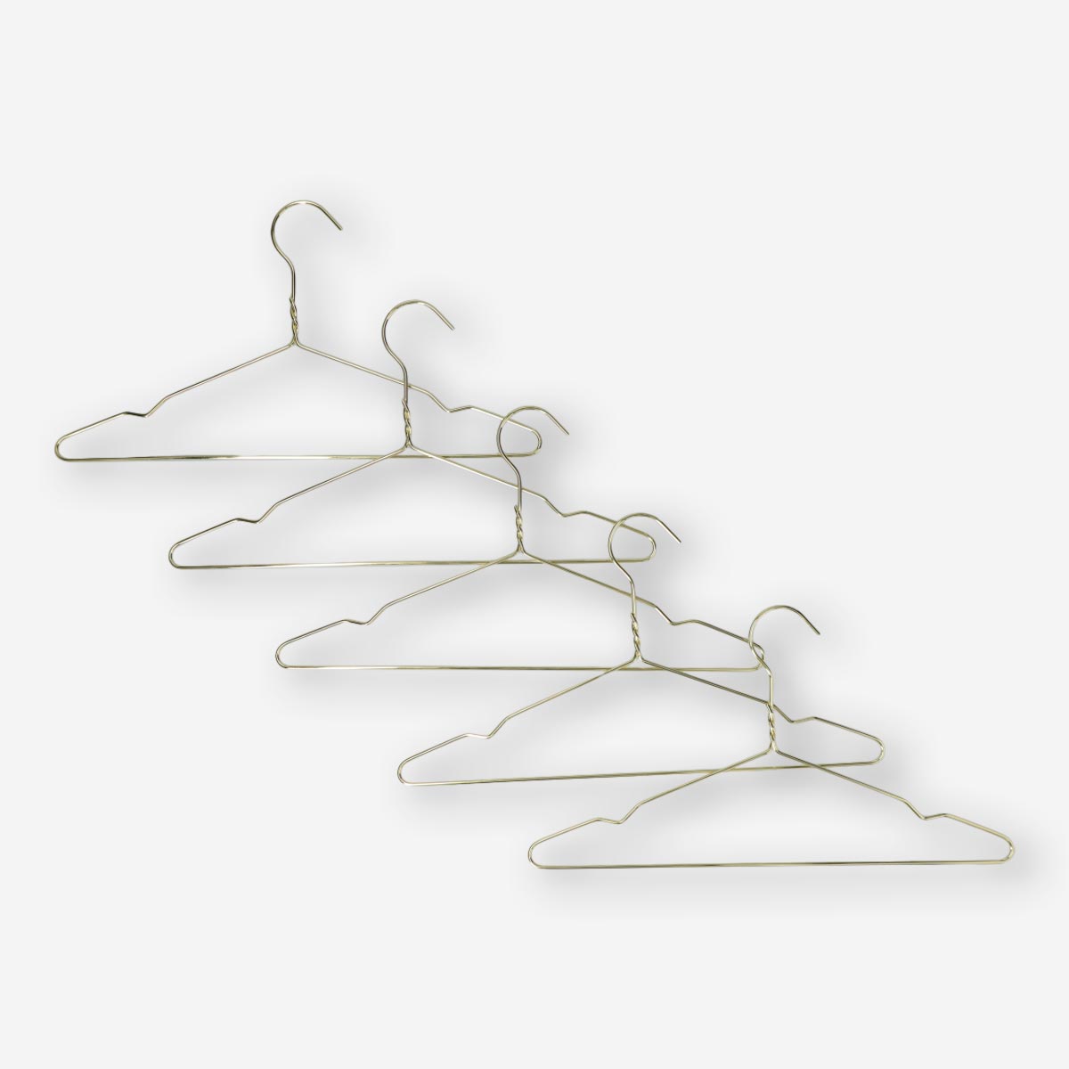 HANGER METAL 5 PCS SHINY GOLD