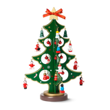 CHRISTMAS TREE 28 CM HIGH W. FIGURES