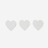 CANVAS MINI MAGNETIC 3 PCS HEART