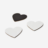 CANVAS MINI MAGNETIC 3 PCS HEART