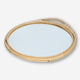 MIRROR RATTAN 30 CM