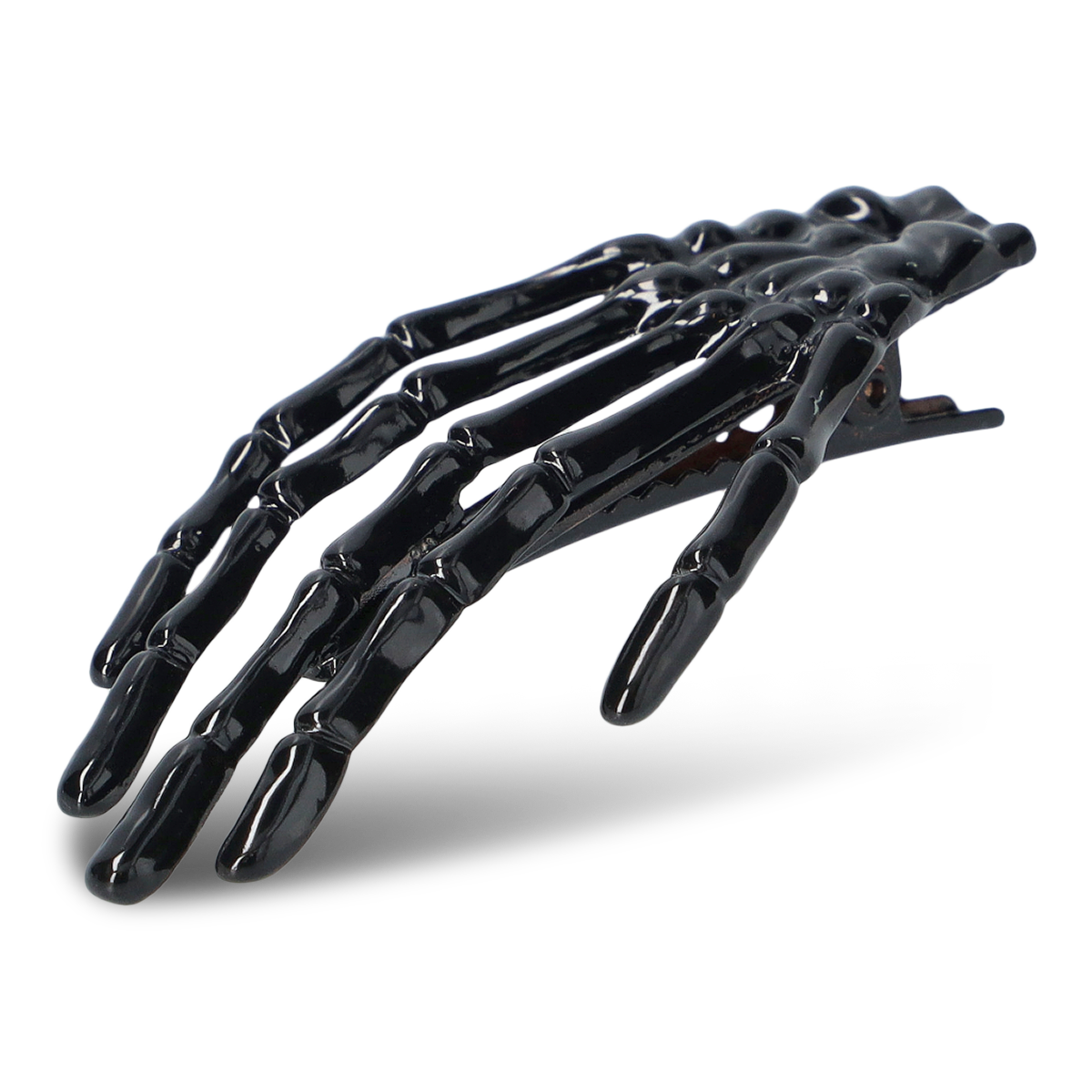 HAIR CLIP SKELETON HAND BLACK