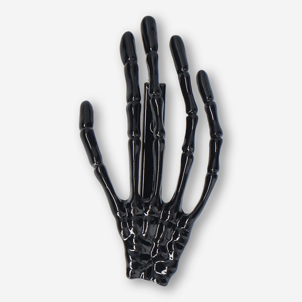 HAIR CLIP SKELETON HAND BLACK