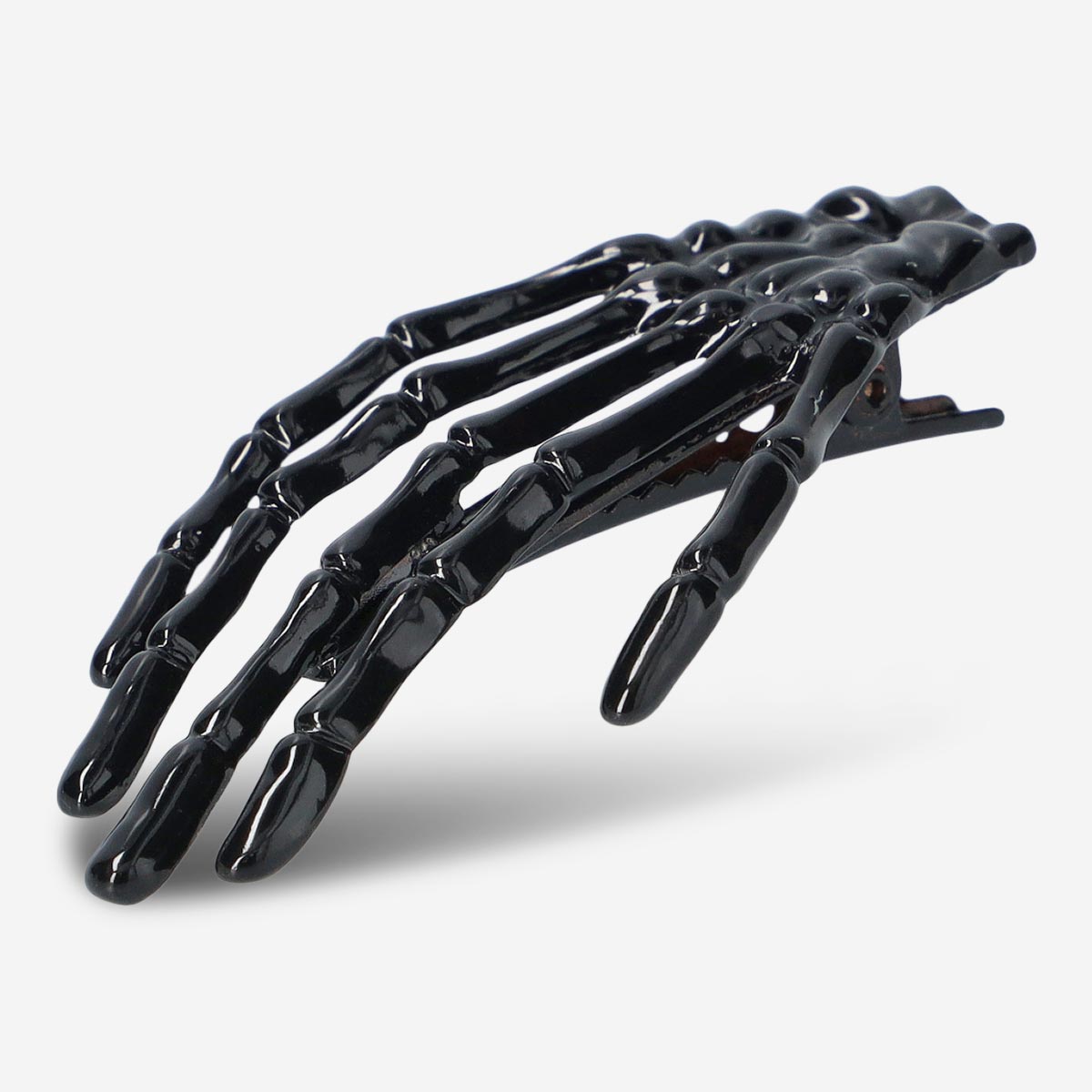 HAIR CLIP SKELETON HAND BLACK