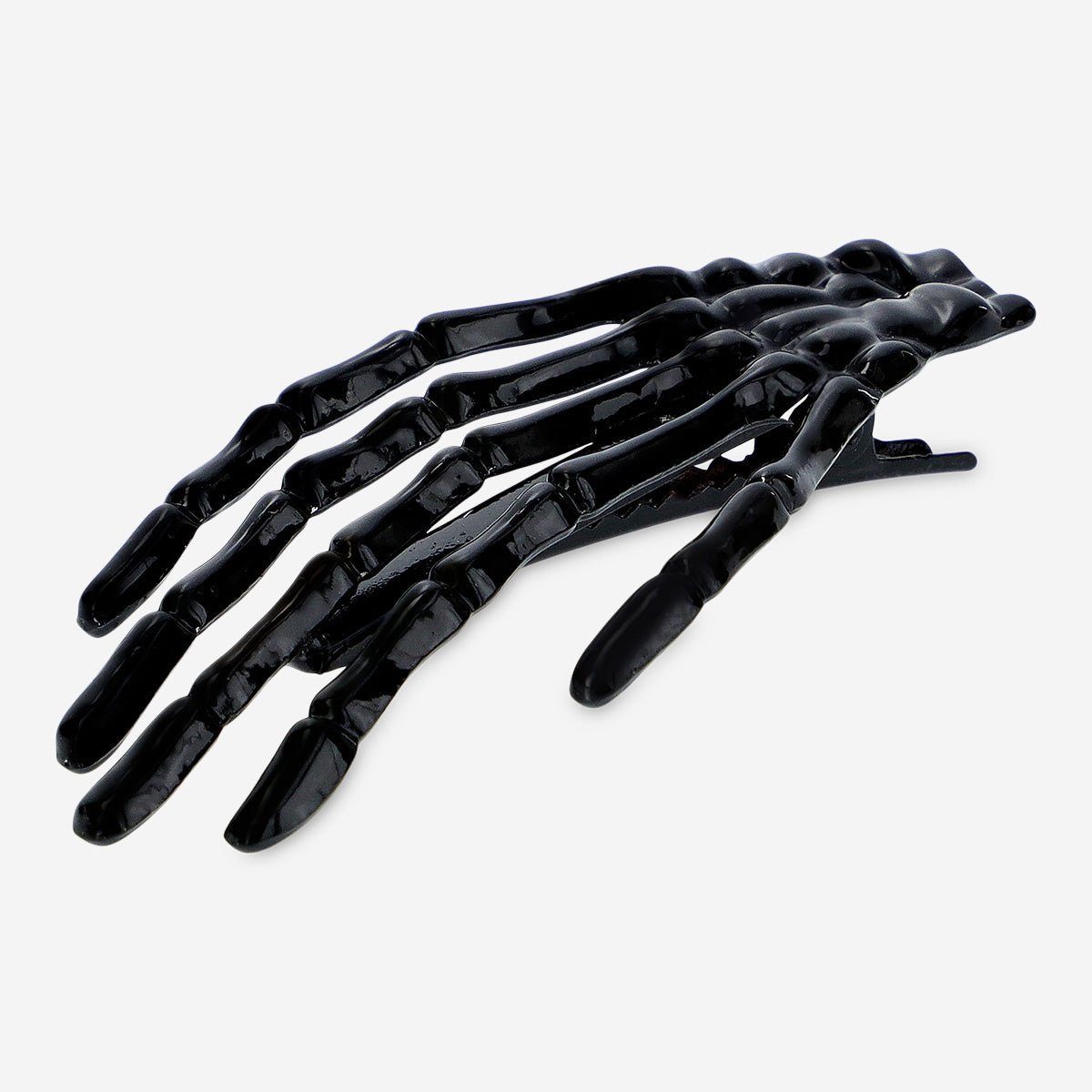 HAIR CLIP SKELETON HAND BLACK