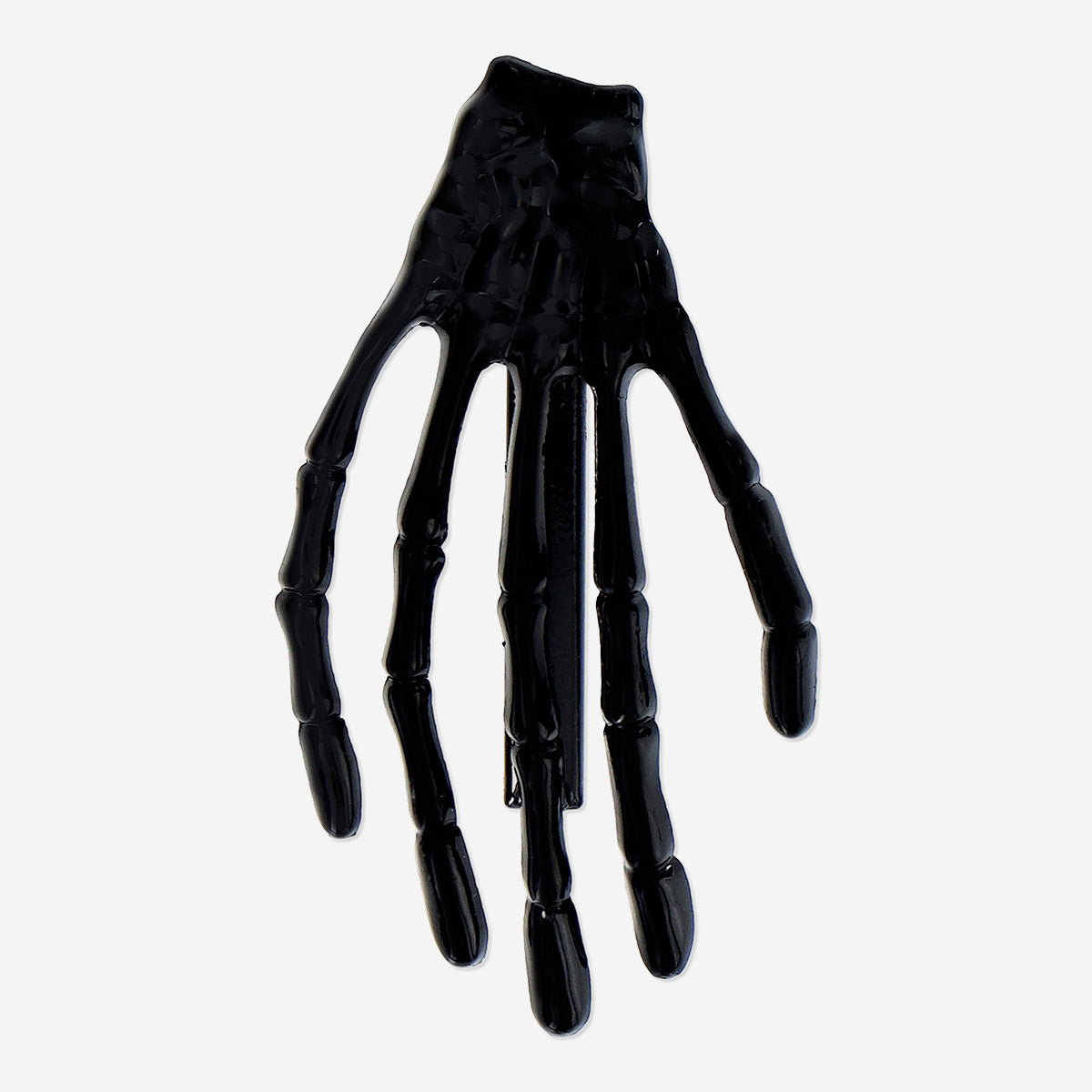 HAIR CLIP SKELETON HAND BLACK