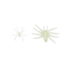 SPIDERS MIX SIZE GLOW IN THE DARK 12 PCS
