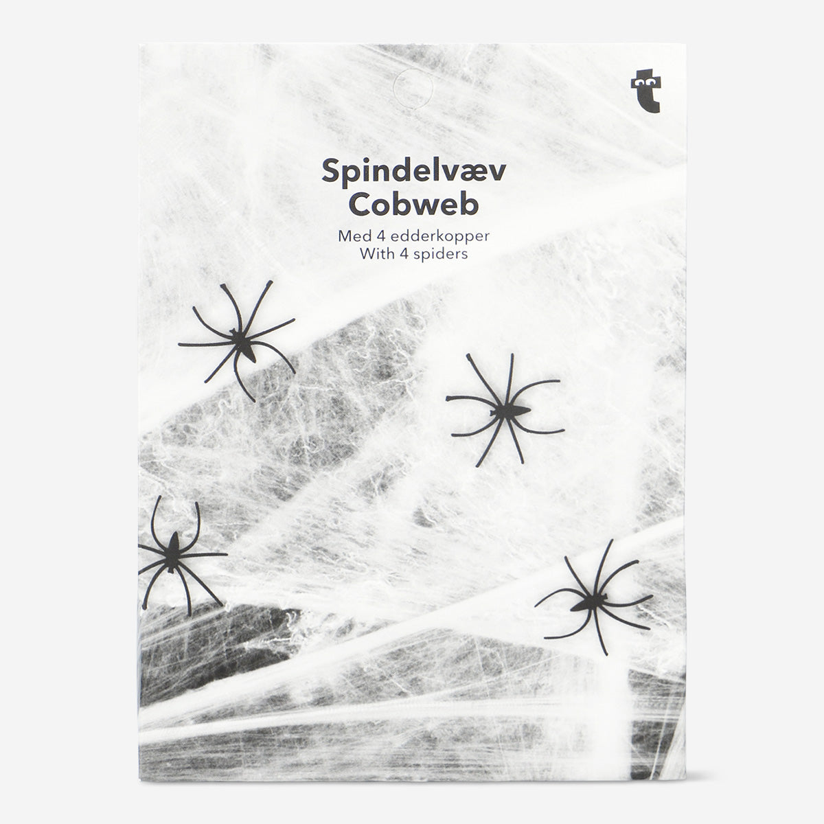 SPIDER WEB WITH 4 SPIDERS