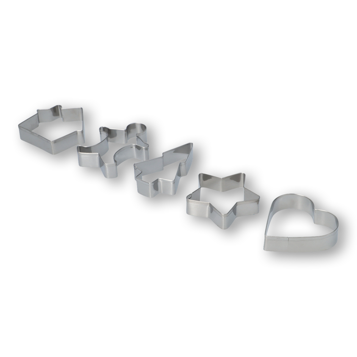 CUTTER COOKIE SET OF 5PCS SS