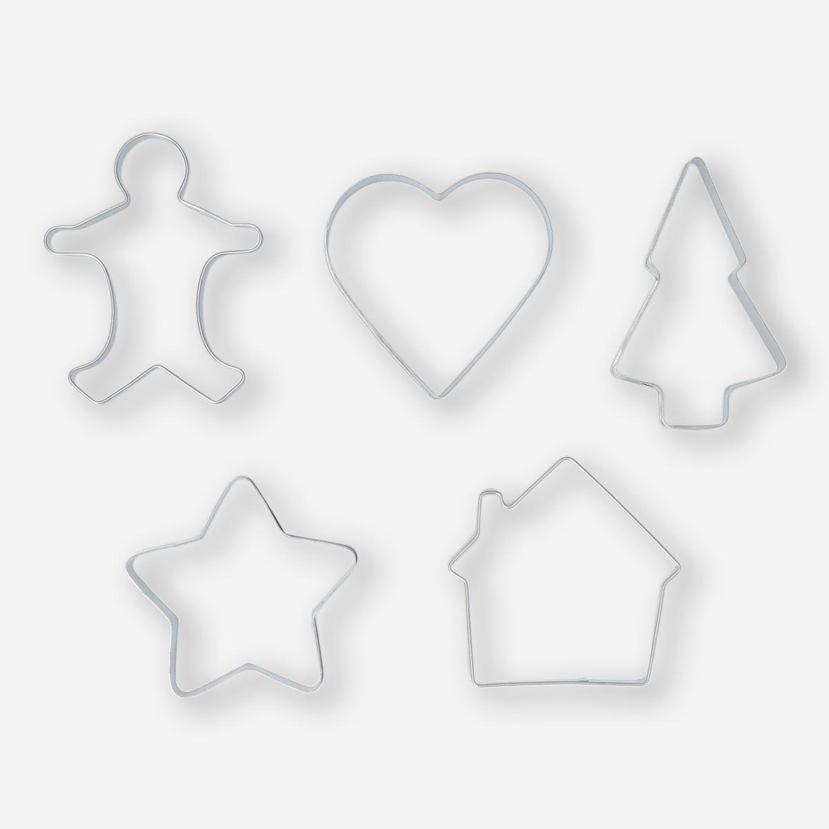 CUTTER COOKIE SET OF 5PCS SS