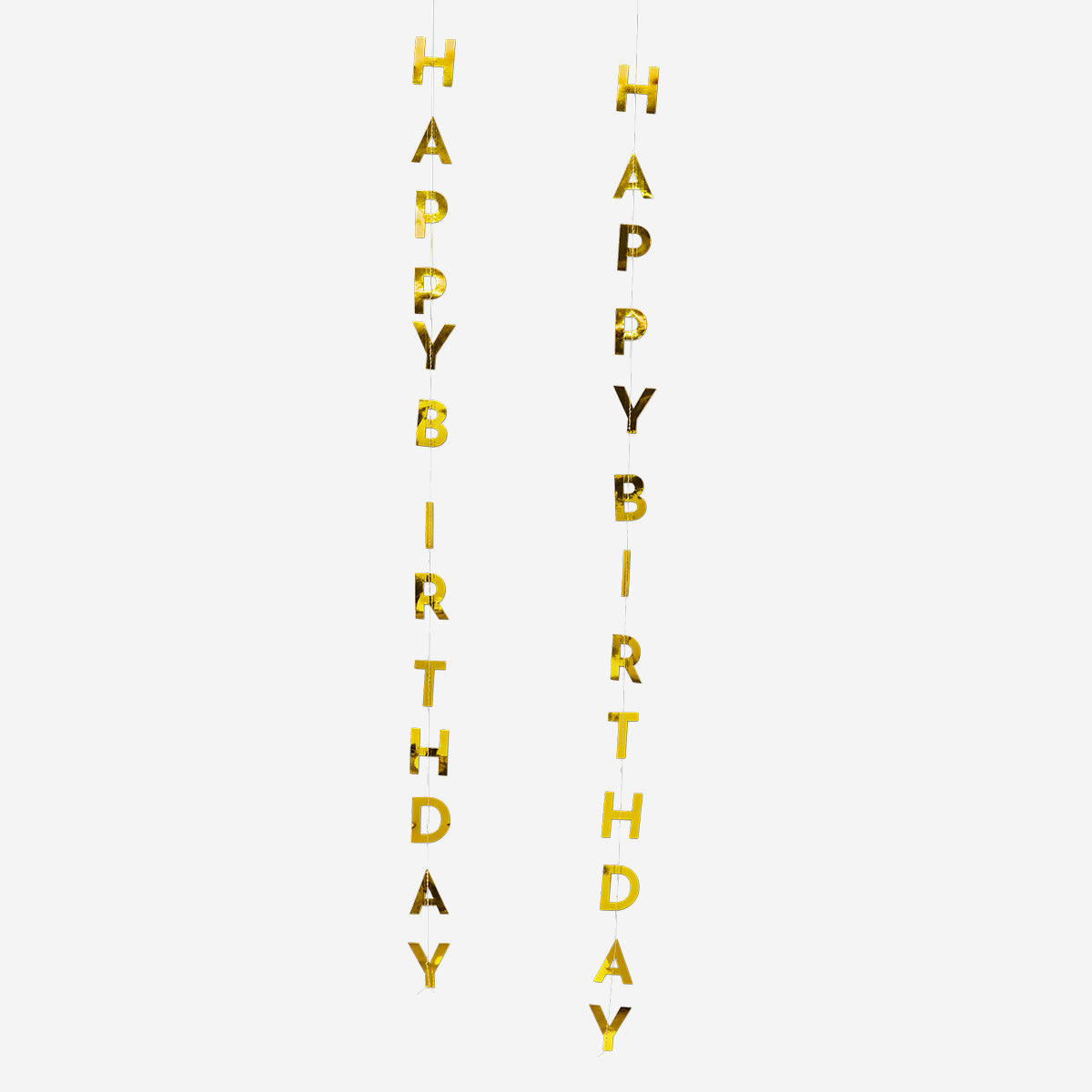 6'lı "Happy Birthday" Yazılı Balon Kuyruğu Seti
