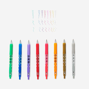 GEL PENS METALLIC 8PCS