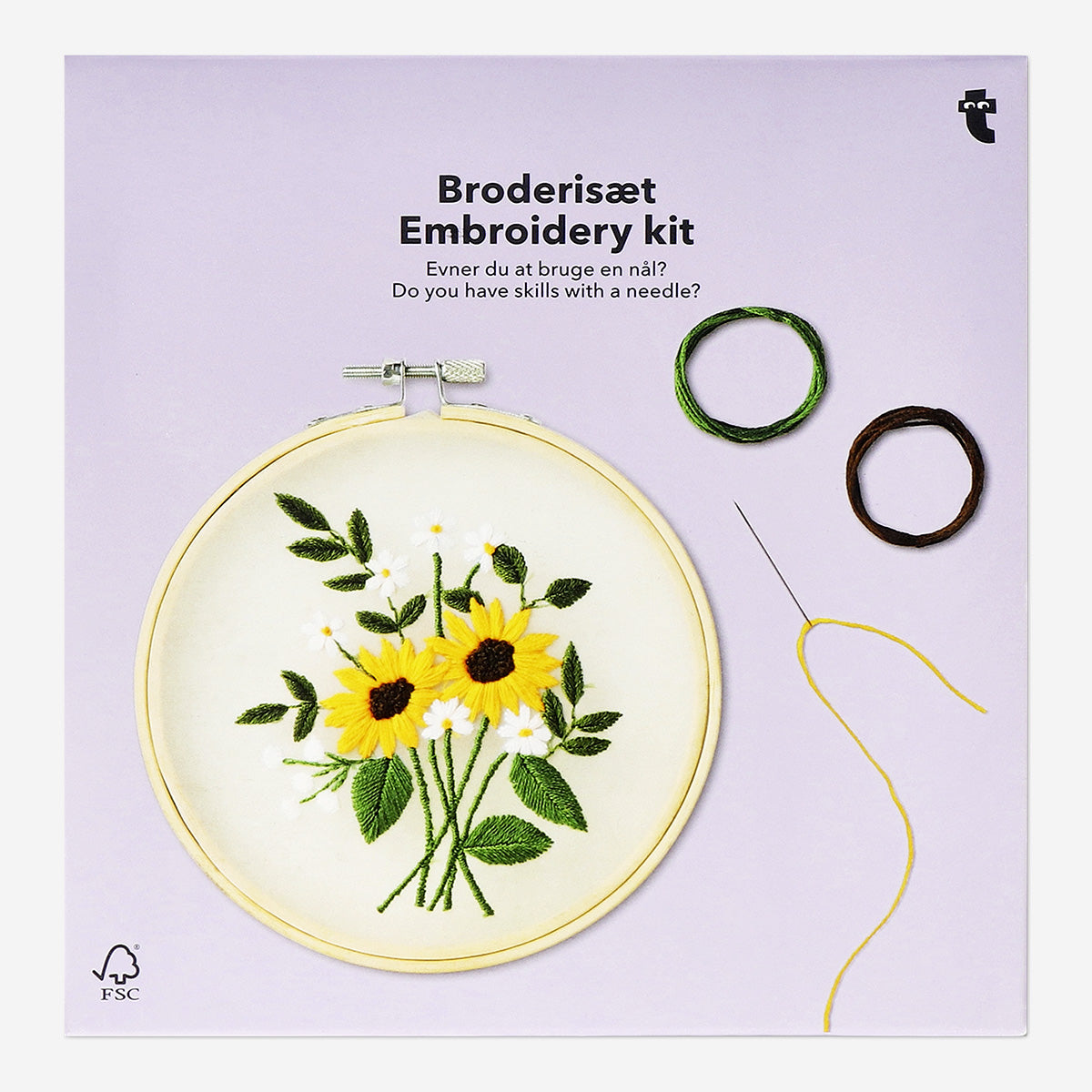 DIY KIT EMBROIDERY FLOWERS