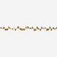 STRING LIGHT GOLDEN LEAVES FABRIC 20 LEDS
