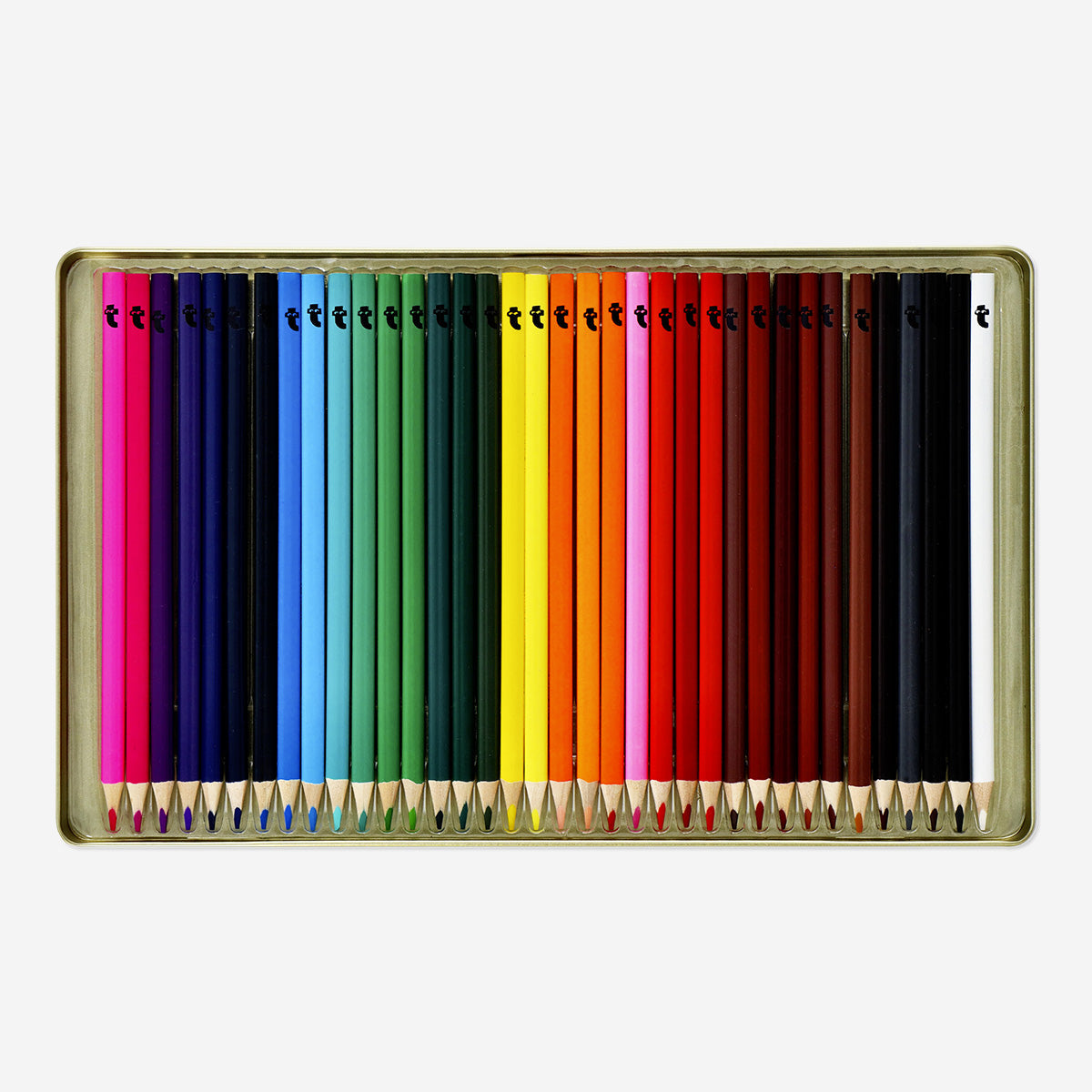 PENCILS COLORING TIN BOX 36 PCS